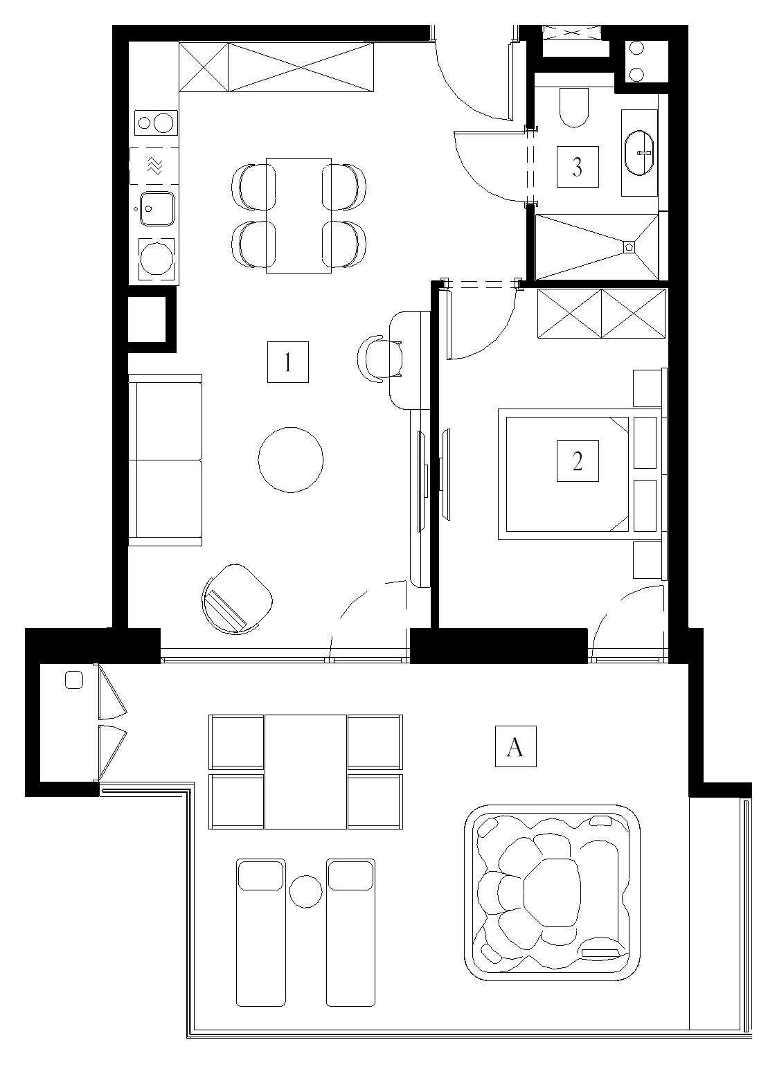 Apartment floor plan