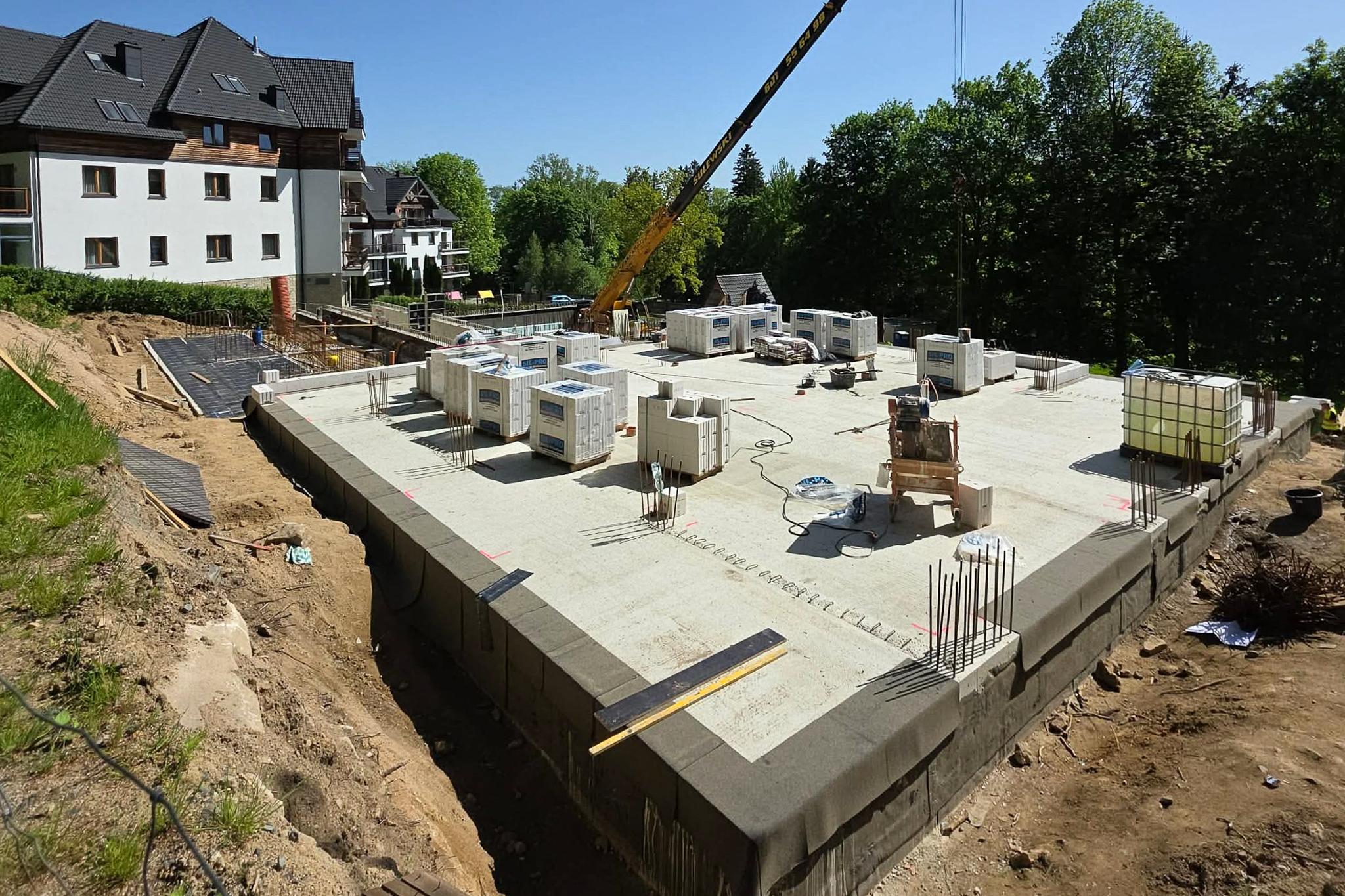 Budowa Cristal Apartments Szklarska Poręba
