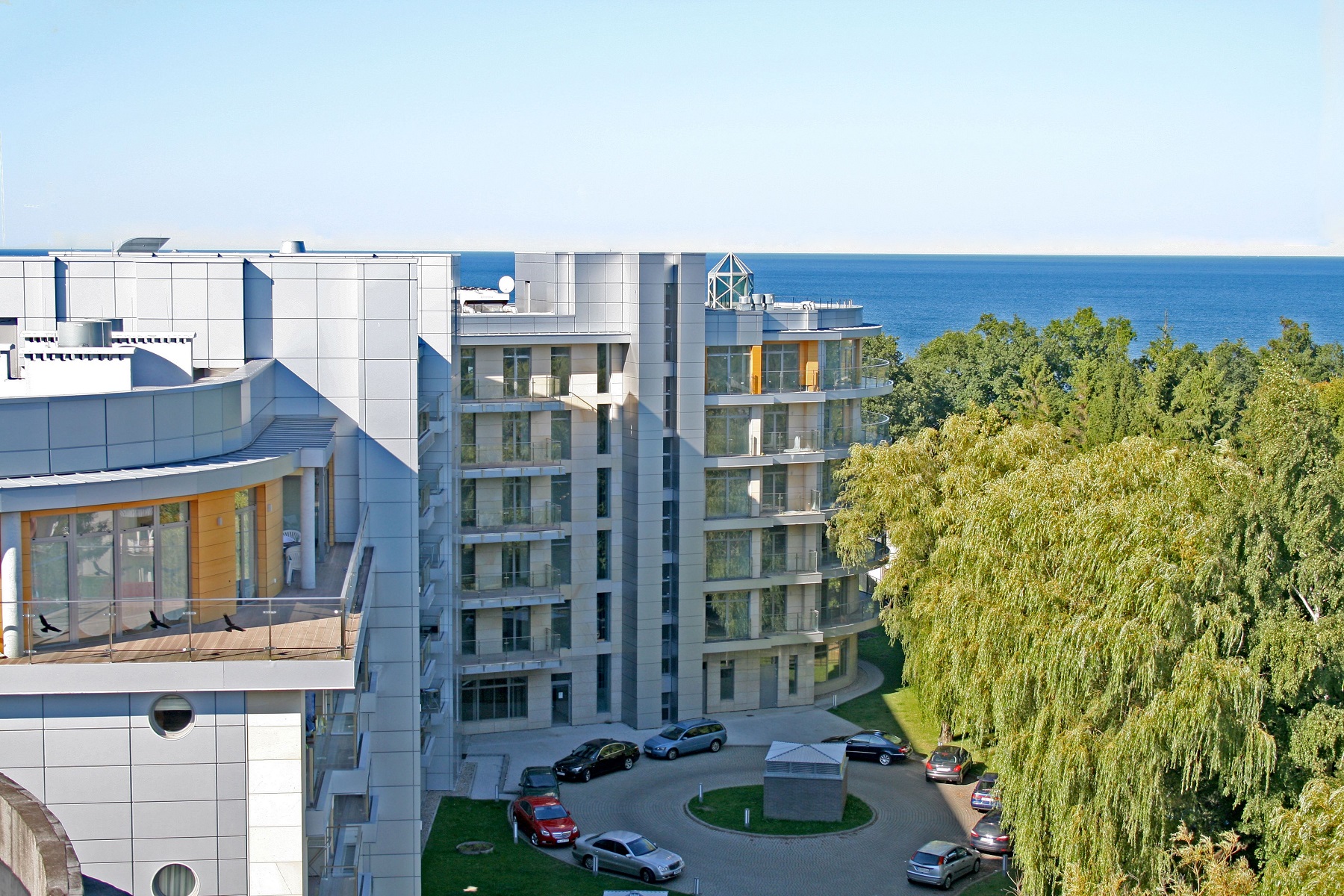 01-Zdrojowa Invest-DIUNE HOTEL-and RESORT-KOLOBRZEG-Poland-KOMPLEKS-BUD.2-WIDOK NA MORZE z DACHU-COMPLEX-BUILDING 2-SEA VIEW from the ROOF 1 23.09.2013 MidRes